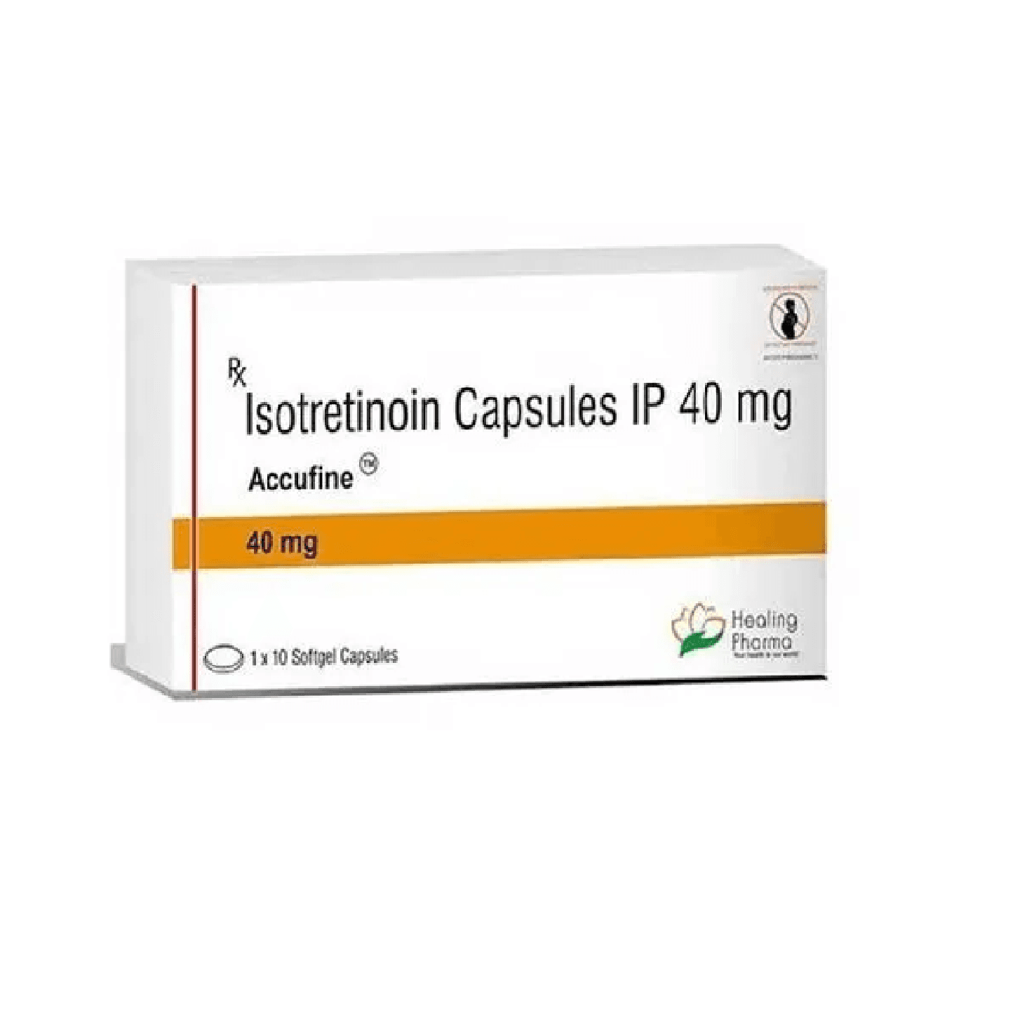 Accufine 40 mg Capsule packaging